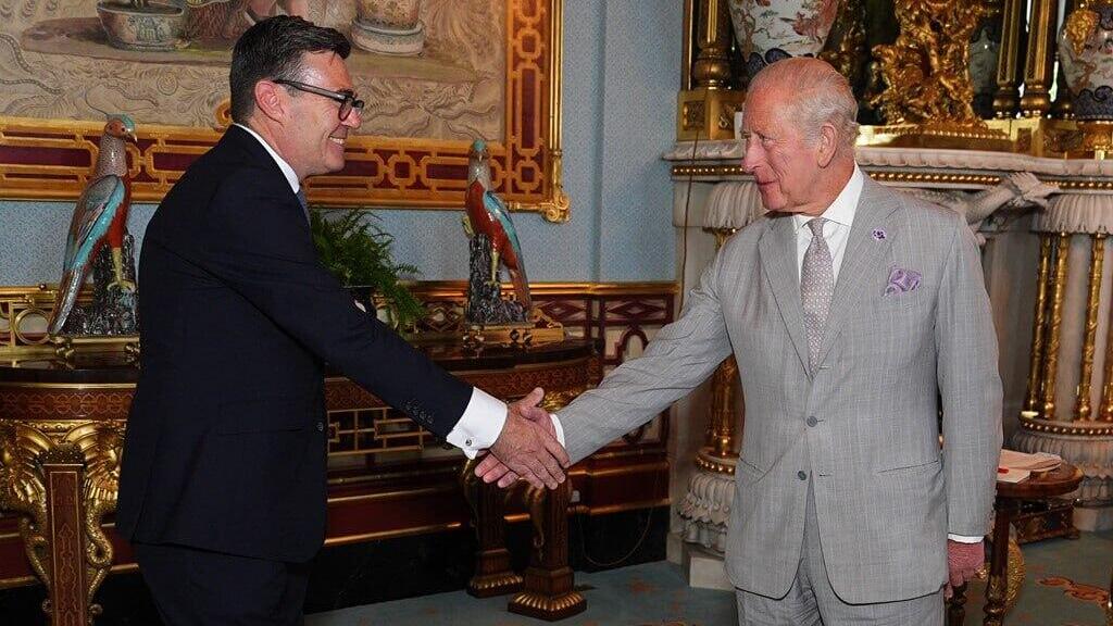 Burnham meets King Charles and formally receives his appointment as prime minister (Photo: Buckingham Palace) Burnham meets King Charles and formally receives his appointment as prime minister