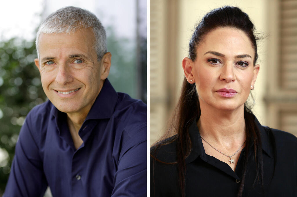 Yuval Cohen, manager of the Fortissimo Fund, and Yafat Oron, CEO of Blackstone Israel 