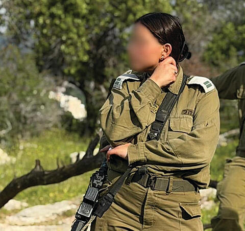 Lt. A. (Photo: IDF) סגן א': “למדתי המון מהמפקדות שהיו לי, כמה חשוב המקצוע ולהתמסר לתהליך"