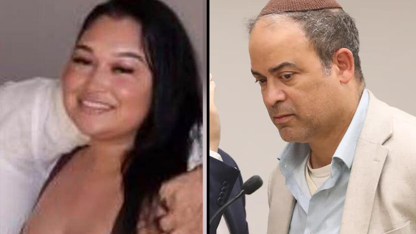 Elizabeth Baron and Luis Rojas Cabrera (Photo: Bronx Criminal Court) לואיס רוחאס קבררה שנאשם בקשר למותה של אליזבת ברון בקליניקת וולנס בברונקס ניו יורק