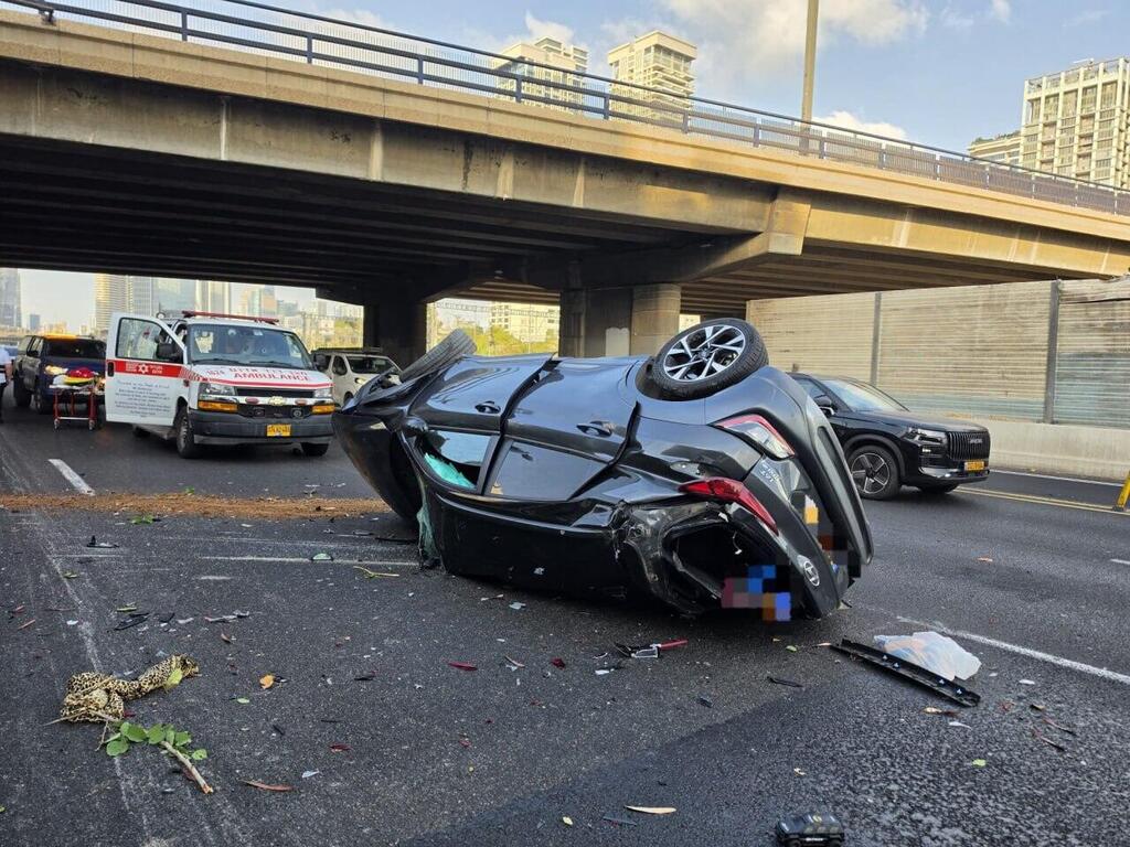 Photo: MDA זירת התאונה