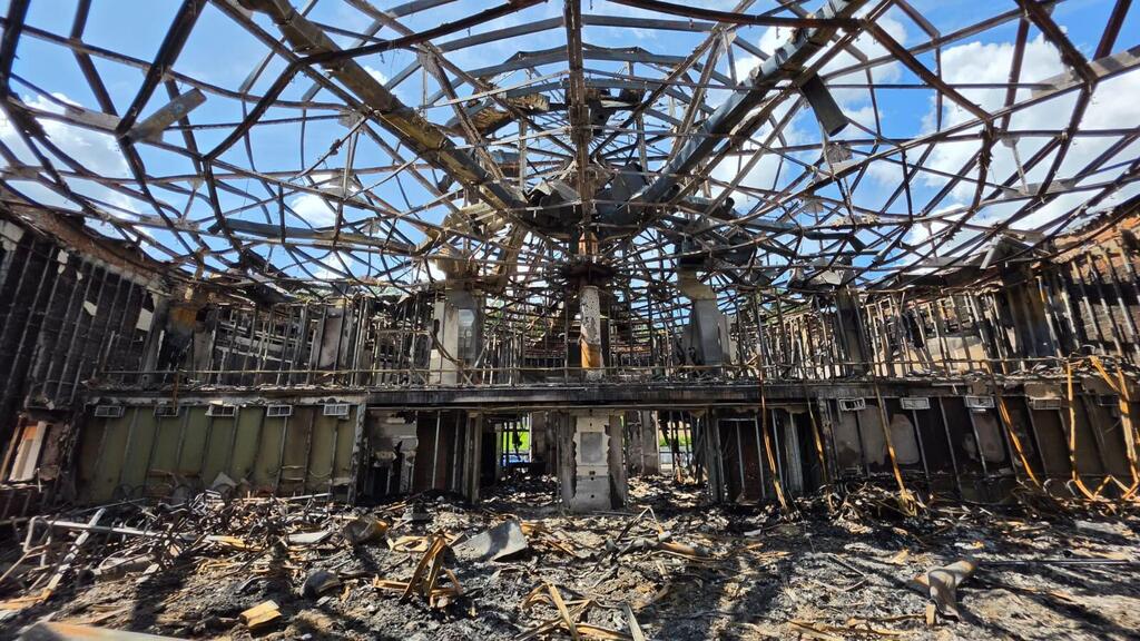 Massive damage to the site הנזק האדיר במתחם