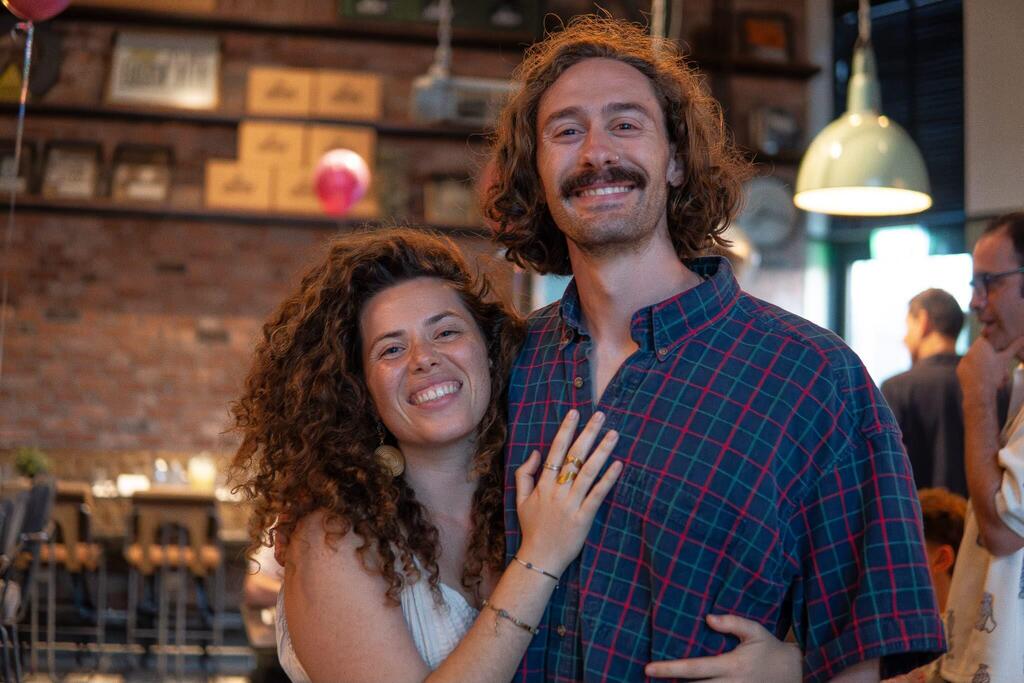 Jordan and Noa. They were separated for three years and are now inseparable (Photo: Courtesy of the couple) ג'ורדן ונועה