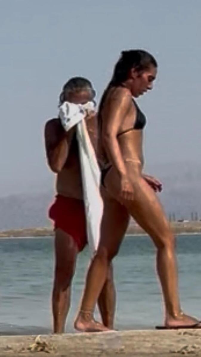 נירו לוי וירין הבי בים המלח