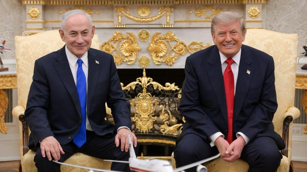 ראש הממשלה בנימין נתניהו נפגש עם נשיא ארה"ב דונלד טראמפ בבית הלבן