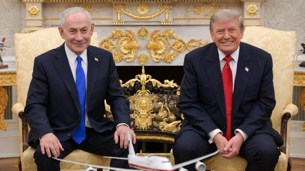 ראש הממשלה בנימין נתניהו נפגש עם נשיא ארה"ב דונלד טראמפ בבית הלבן
