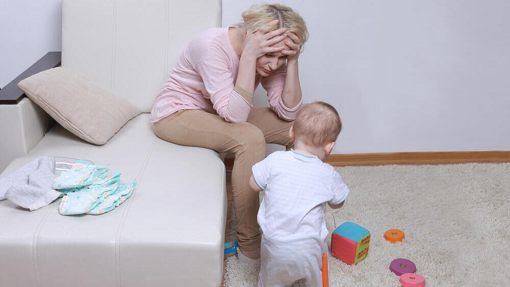 Фото: shutterstock פסיכוזה לאחר לידה