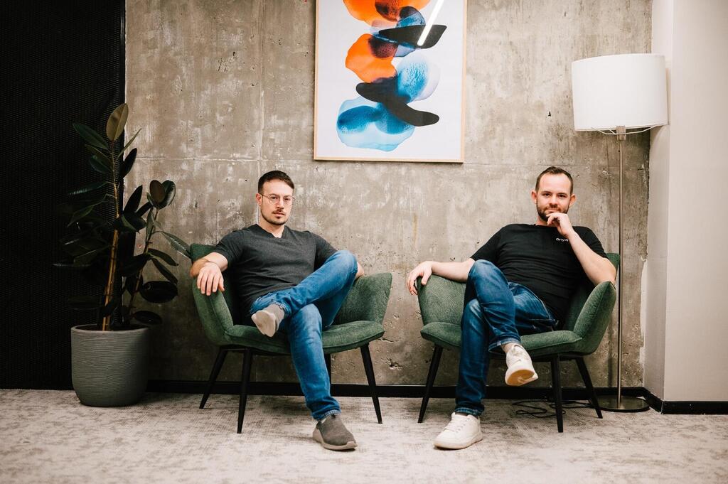 Gil Elbaz and Maxim Bar Kogan, Onyx Security founders (Photo: Netanel Tobias) Gil Elbaz and Maxim Bar Kogan