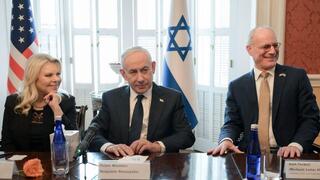 ראש הממשלה נתניהו ורעייתו בפגישה עם ראשי איפא"ק