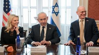 ראש הממשלה נתניהו ורעייתו בפגישה עם ראשי איפא"ק