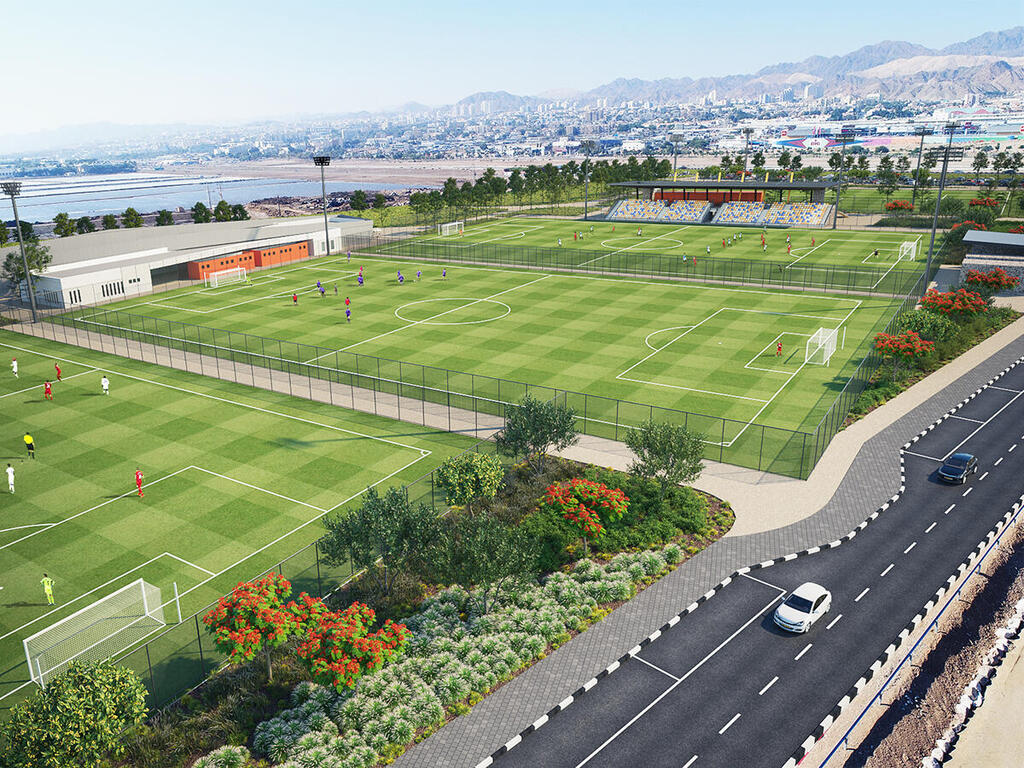 Eilat International Sports Complex (Courtesy of V5 Architects) Eilat International Sports Complex