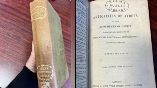  הספר Antiquities of Athens שהוחזר לספריית קיאמה באוסטרליה