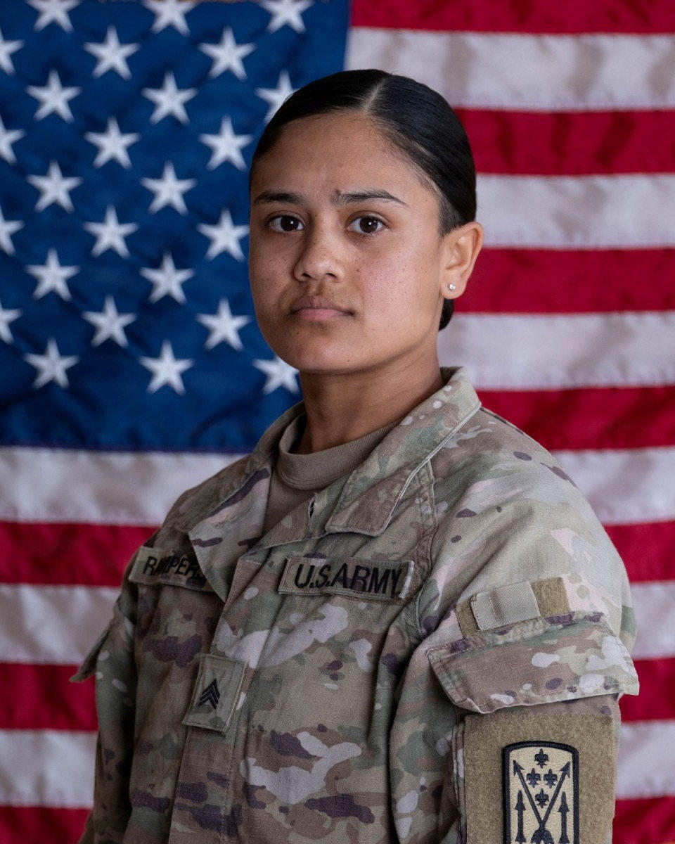 Sgt. Angel Sarah Rampersad (Photo: U.S. Army/Handout via REUTERS) אנג'ל שרה ראמפרסד
