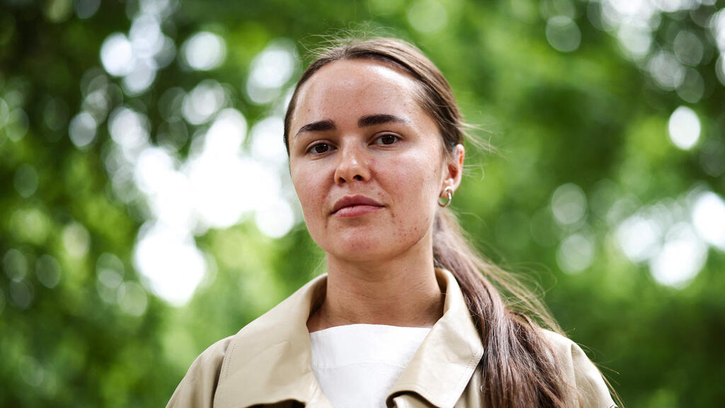 Iryna Terekh CEO of Fire Point (Photo: HENRY NICHOLLS / AFP) אירינה טרח