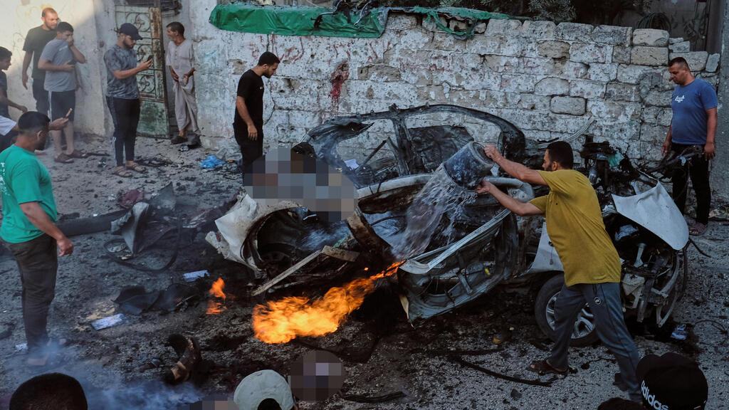 Ликвидация в Газе ( Фото: AP Photo/Jehad Alshrafi) עזה