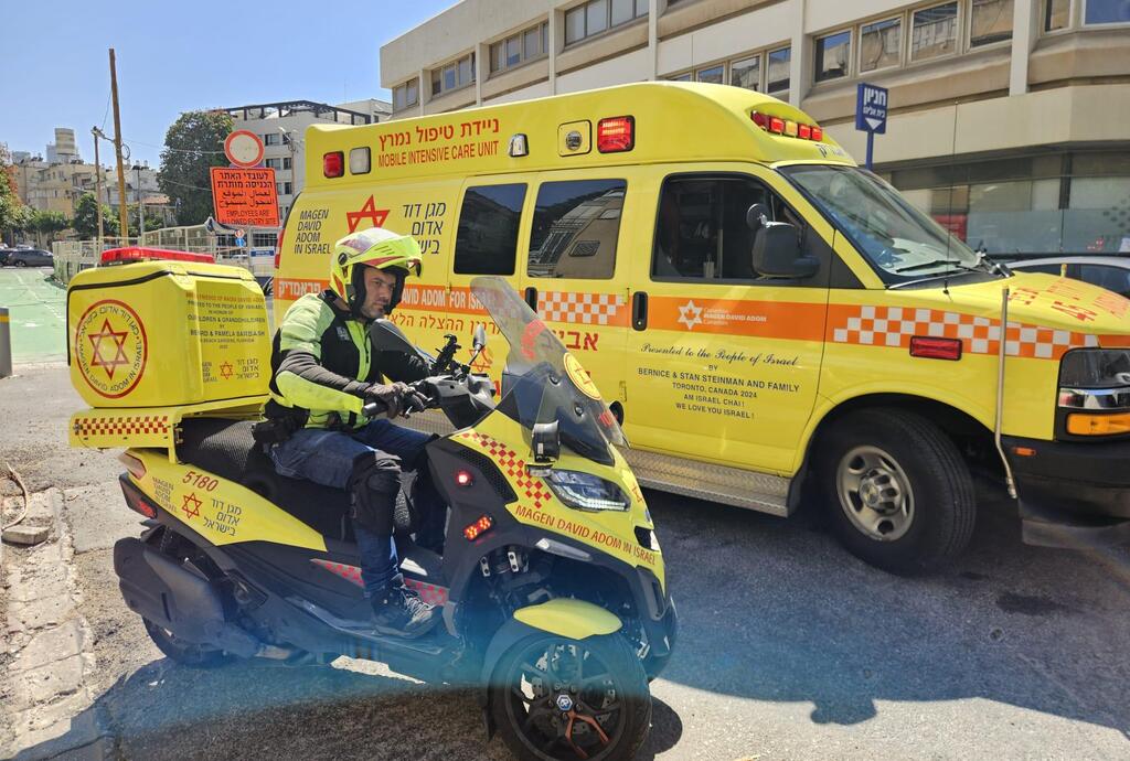 Magen David Adom on four wheels and two wheels (Photo: MDA) MDA