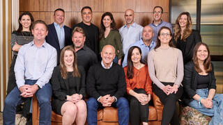BioCatch CEO Gadi Mazor with company employees 