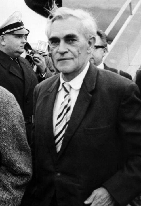 ד"ר הורסט שומאן מעיד בבית משפט בפרנקפורט, 1967