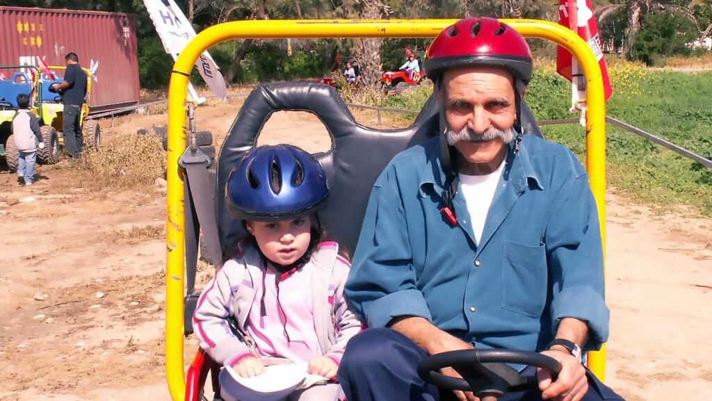 A very young Noam with her grandpa (Photo: Courtesy of the family) A very young Noam with her grandpa