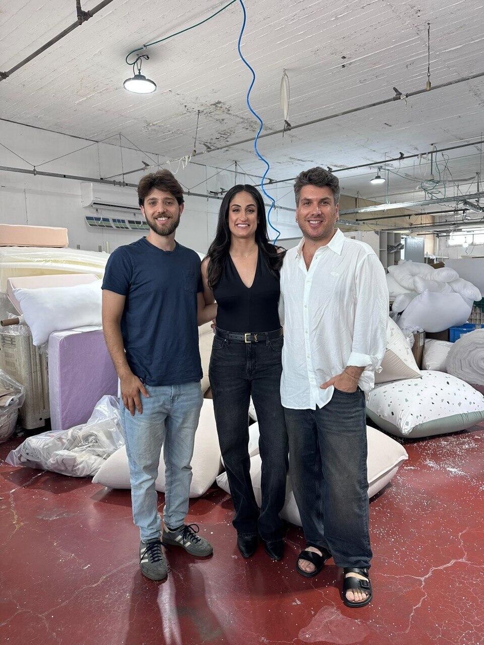 "לקפוץ למים העמוקים". יוני פרוים, ירדן ג'רבי ואור אברהם (צילום: פרטי ) בנק הפועלים תחרות עסקים קטנים גדולים ירדן ג'רבי