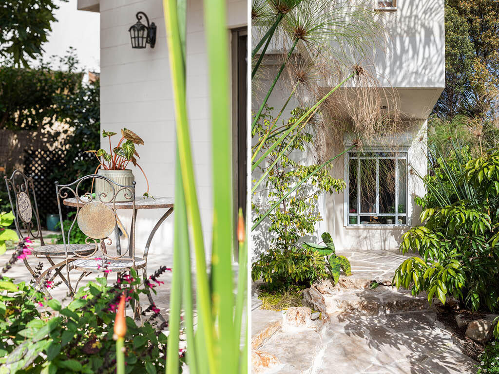 The garden was also given a makeover (Photo: Shiran Carmel) בית בעתלית, עיצוב: ליאת שמחי