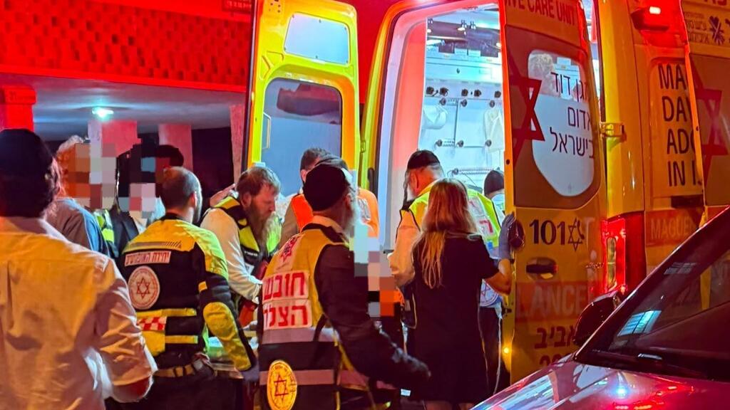 МАДА в Бней-Браке (Фото: МАДА) פינוי התינוק בבני ברק