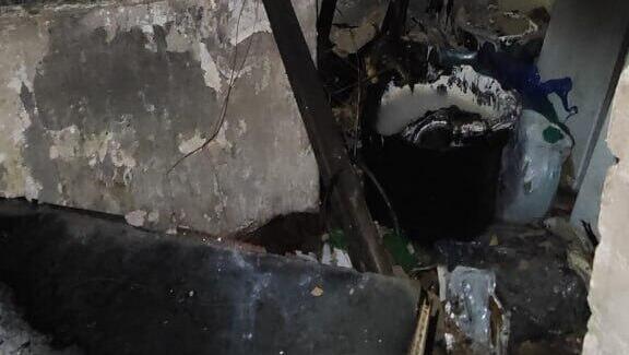 Пожар в Рамат-Газе (Фото: Служба пожарной охраны Северного округа) חשד להצתת שלושה מוקדים ברמת גן