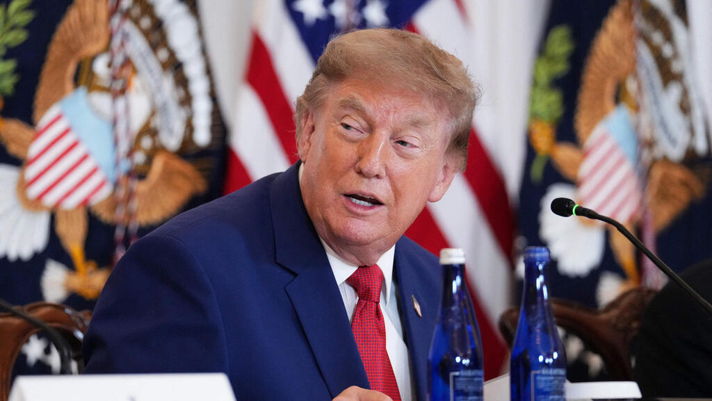 US President Donald Trump (Photo: Eric Lee / GETTY IMAGES NORTH AMERICA / AFP) נשיא ארה"ב דונלד טראמפ
