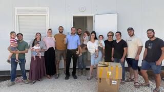 22 משםחות חלוצות שהקימו את היישוב " עמק דותן" בצפון השומרון