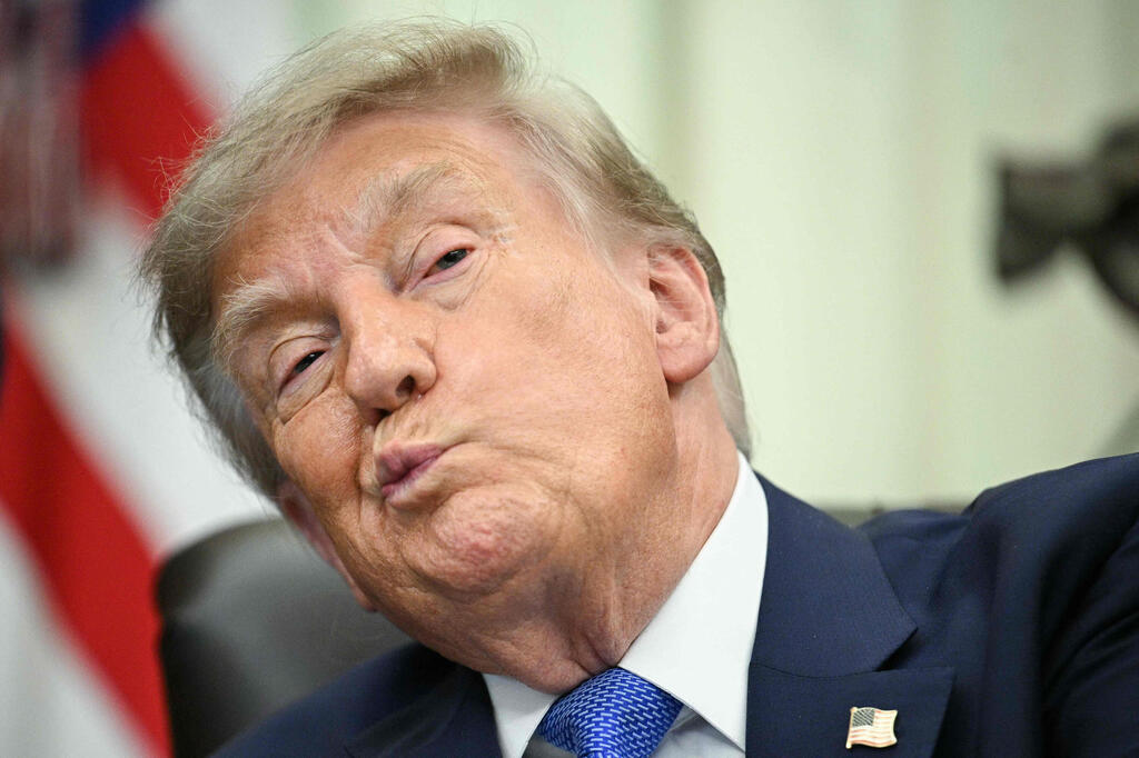 US President Donald Trump (Photo: Jim WATSON / AFP) נשיא ארה"ב דונלד טראמפ