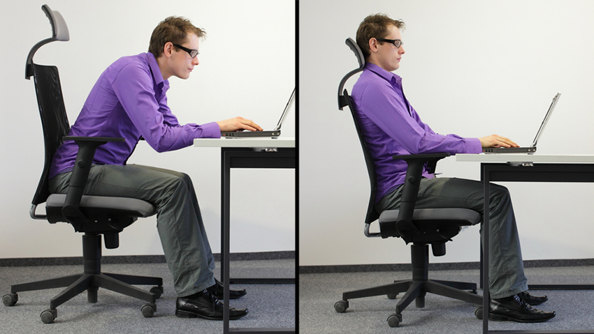 The link between sitting posture, mood and decision-making (Photo: Marcin Balcerzak/Shutterstock) ישיבה