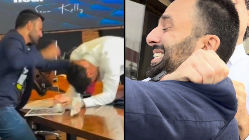 Yoseph Haddad attacked by far-right activist in the US יוסף חדאד מותקף על ידי פעיל ימין קיצוני בארה"ב