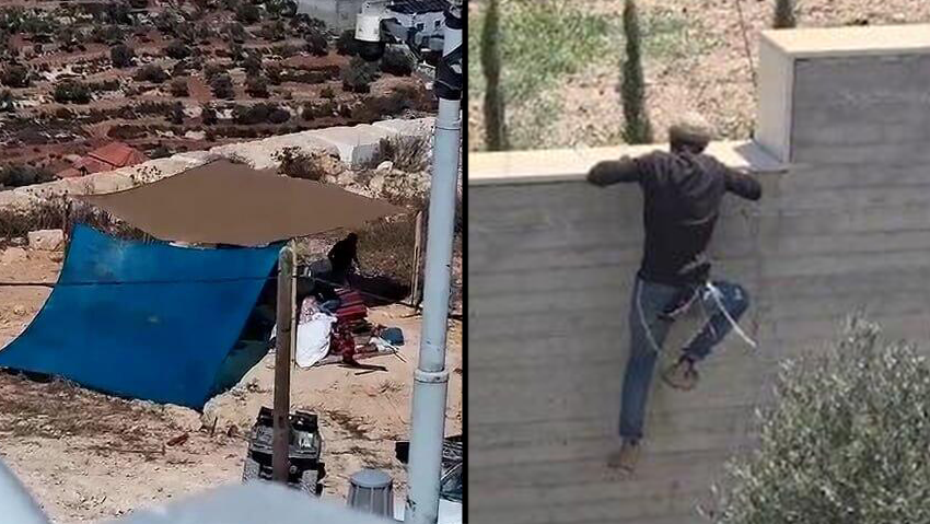 מתנחלים מטילים מצור כבר יומיים על בתי פלסטינים - וצה"ל לא מפנה: "מגנים, נטפל"