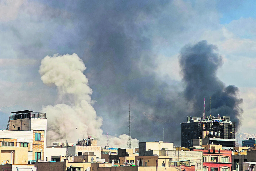 Airstrike in Tehran (Photo: Getty Images) תקיפה ישראלית-אמריקנית בטהרן