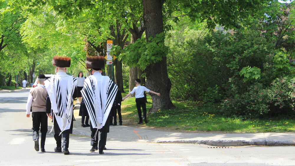 Members of Montreal’s Jewish community (Photo: Catherine Zibo/Shutterstock) חברי הקהילה היהודית במונטריאול