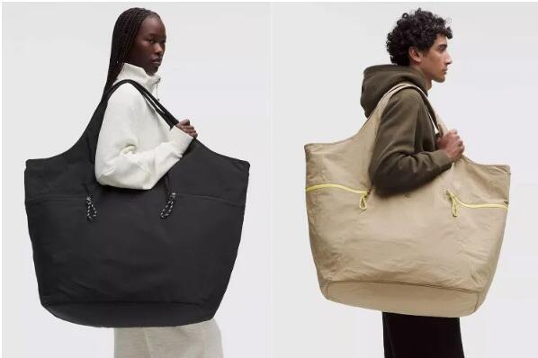 Fashion giant Lululemon has launched a new product — an 80-liter bag selling for $248 (Photo: Lululemon's official website) התיק הענק של לולולמון