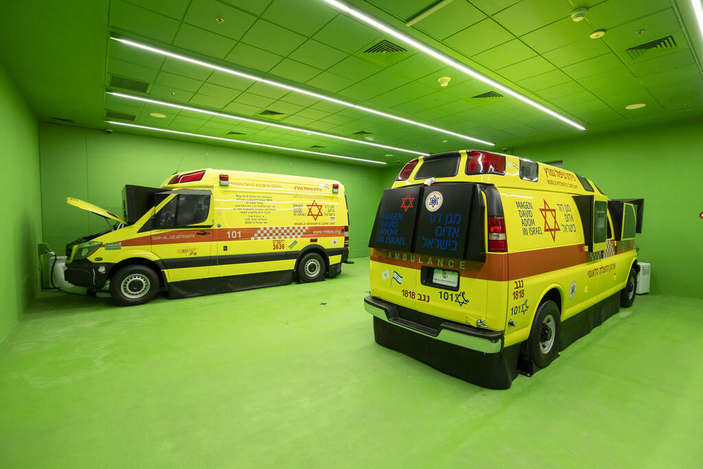 A simulation room at Magen David Adom’s paramedic training school in Ramla (Photo: Eliran Avital) A simulation room at Magen David Adom’s paramedic training school in Ramla