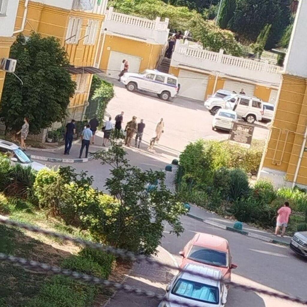 Scene of the explosion in Crimea רוסיה קצין רוסי רוברט שגאייב חוסל כנראה פיצוץ חצי האי קרים סבסטופול