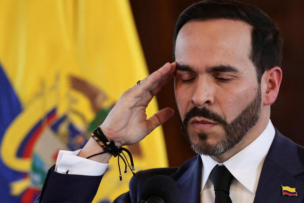 New President Abelardo de la Espriella; Israel was among the countries whose aid offers were accepted, with officials citing the required certifications (Photo: Jose Vargas/Reuters) קולומביה רעידת אדמה רעש נשיא קולומביה אבלרדו דה לה אספרייה