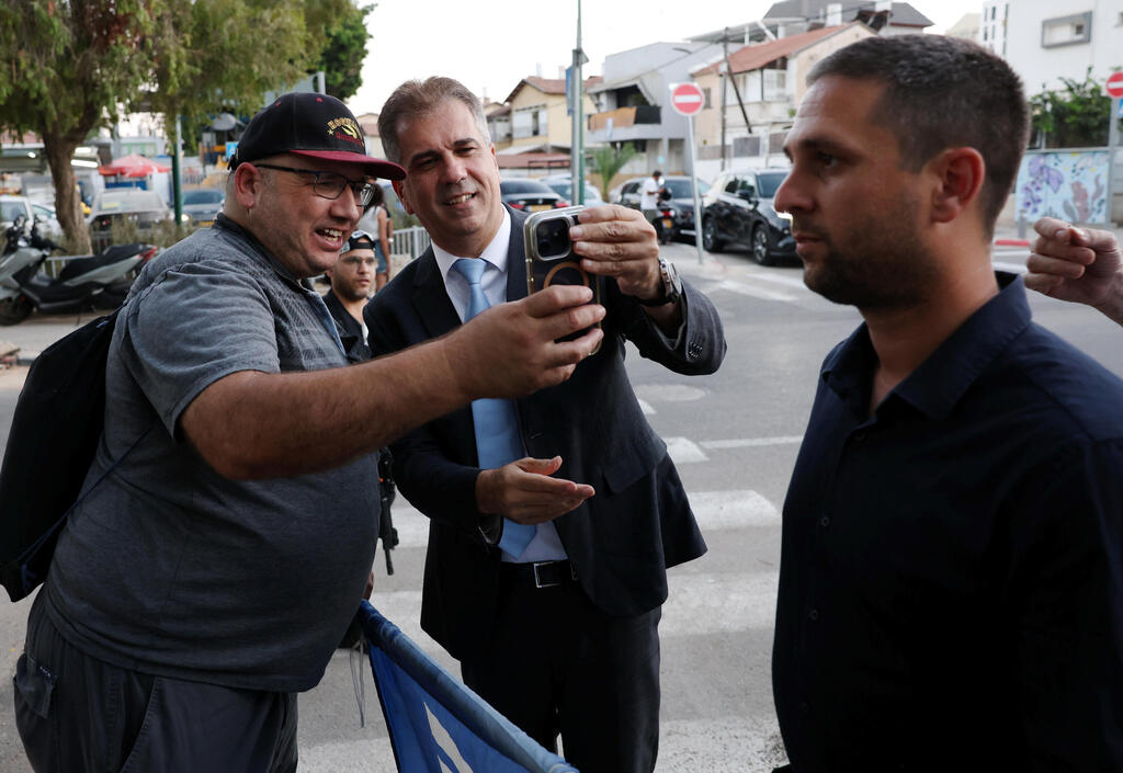 Energy Minister Eli Cohen (Photo: Shaul Golan) אלי כהן בכנס של הליכוד בפתח תקווה