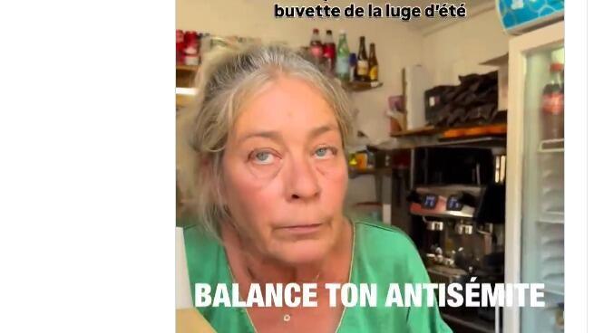 The stall owner said she refused to sell products to Jewish customers (Photo: From social networks) המוכרת באתר