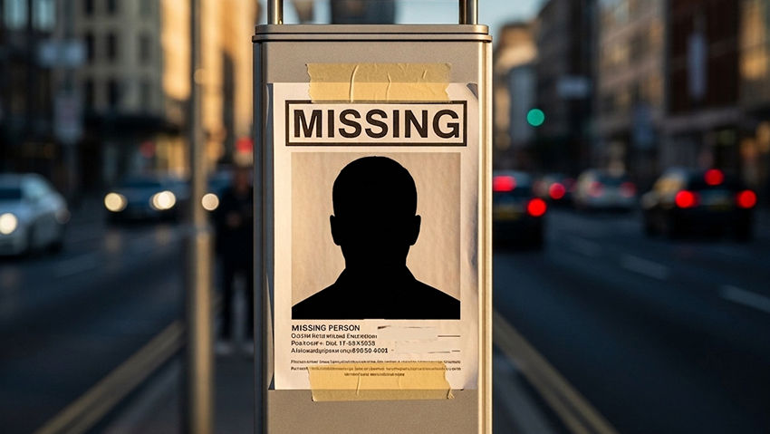 Experts on disappearing disagree over whether it is safe to tell even one trusted person (Photo: shutterstock) היעלמות נעדר נעדרת נעדרים אילוס אילוסטרציה