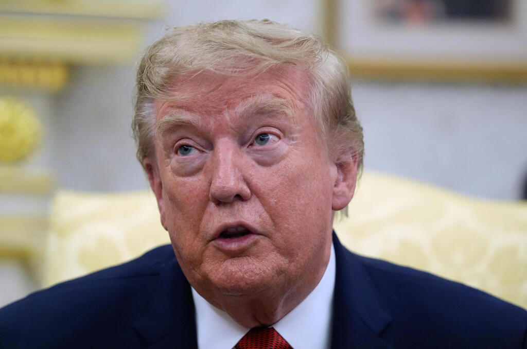 Trump: there will be very little left of the Islamic Republic of Iran (Photo: Manuel Balce Ceneta/AP) נשיא ארה"ב דונלד טראמפ