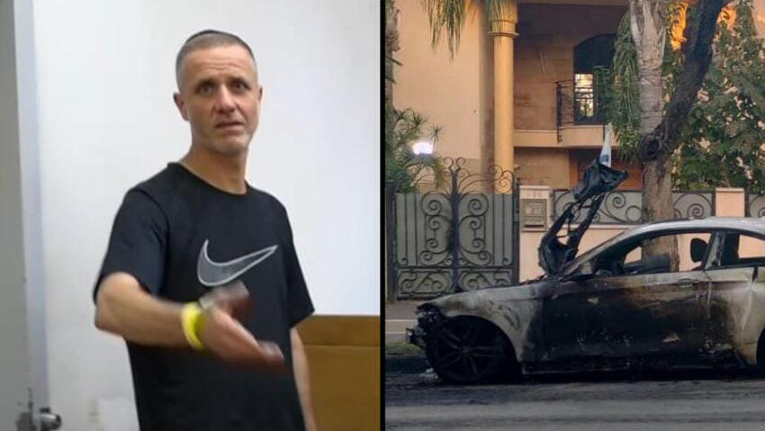 The attempted assassination of Yossi Mosli (Photo: Nadav Abas) נסיון החיסול של יוסי מוסלי