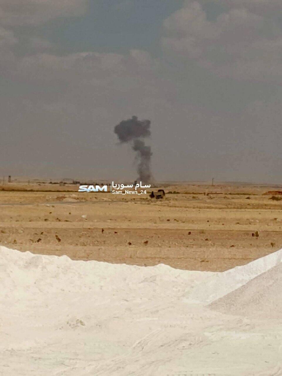 Reported IDF strike in Syria פיצוצים בשדה התעופה בסוריה
