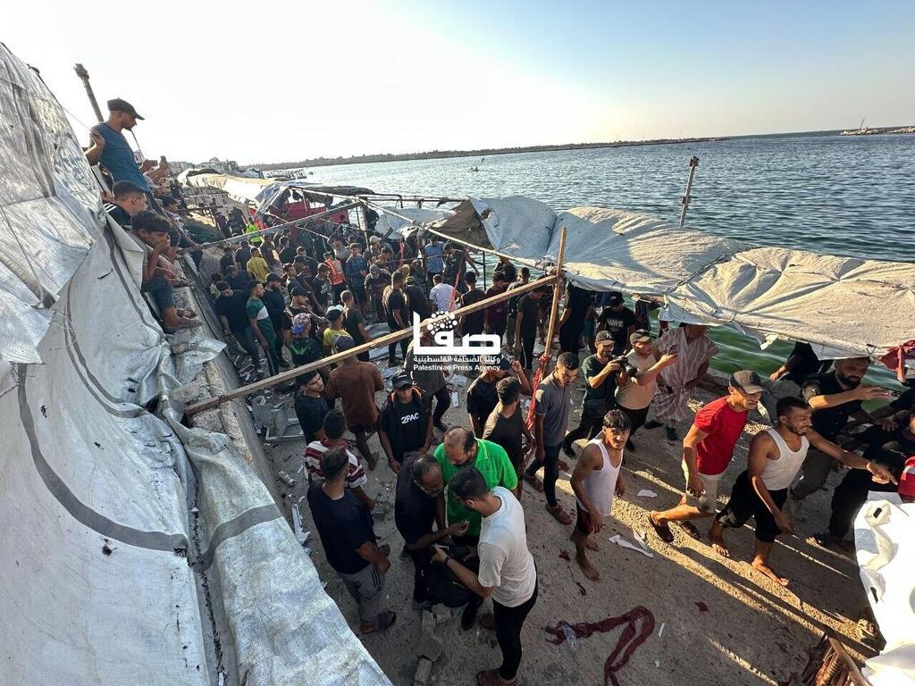 IDF strike near Gaza City's port הרוגים ופצועים מתקיפה ישראלית בעיר עזה
