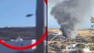 התרסקות מסוק באי סיפנוס ב יוון 17 באוגוסט