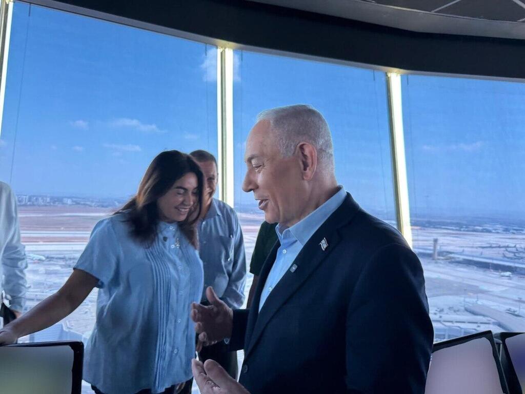 נתניהו ורגב בנתב"ג