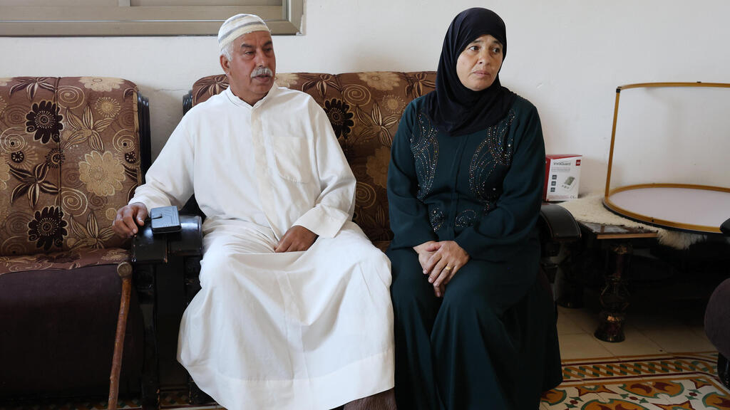 Mahmoud and Aida Tubasi (Photo: Shaul Golan) מחמוד ועאידה טובאסי