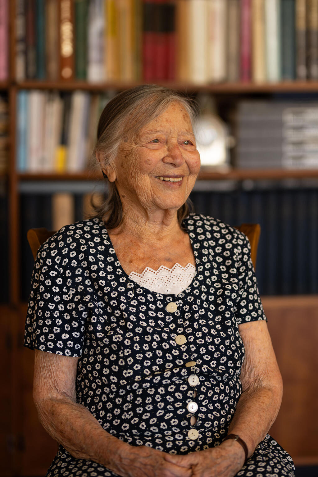 Pnina Weiss. 'If there is a way to fix something in this world, it is only through education' (Photo: Courtesy of the 'Through Others' Eyes” exhibition) פנינה וייס
